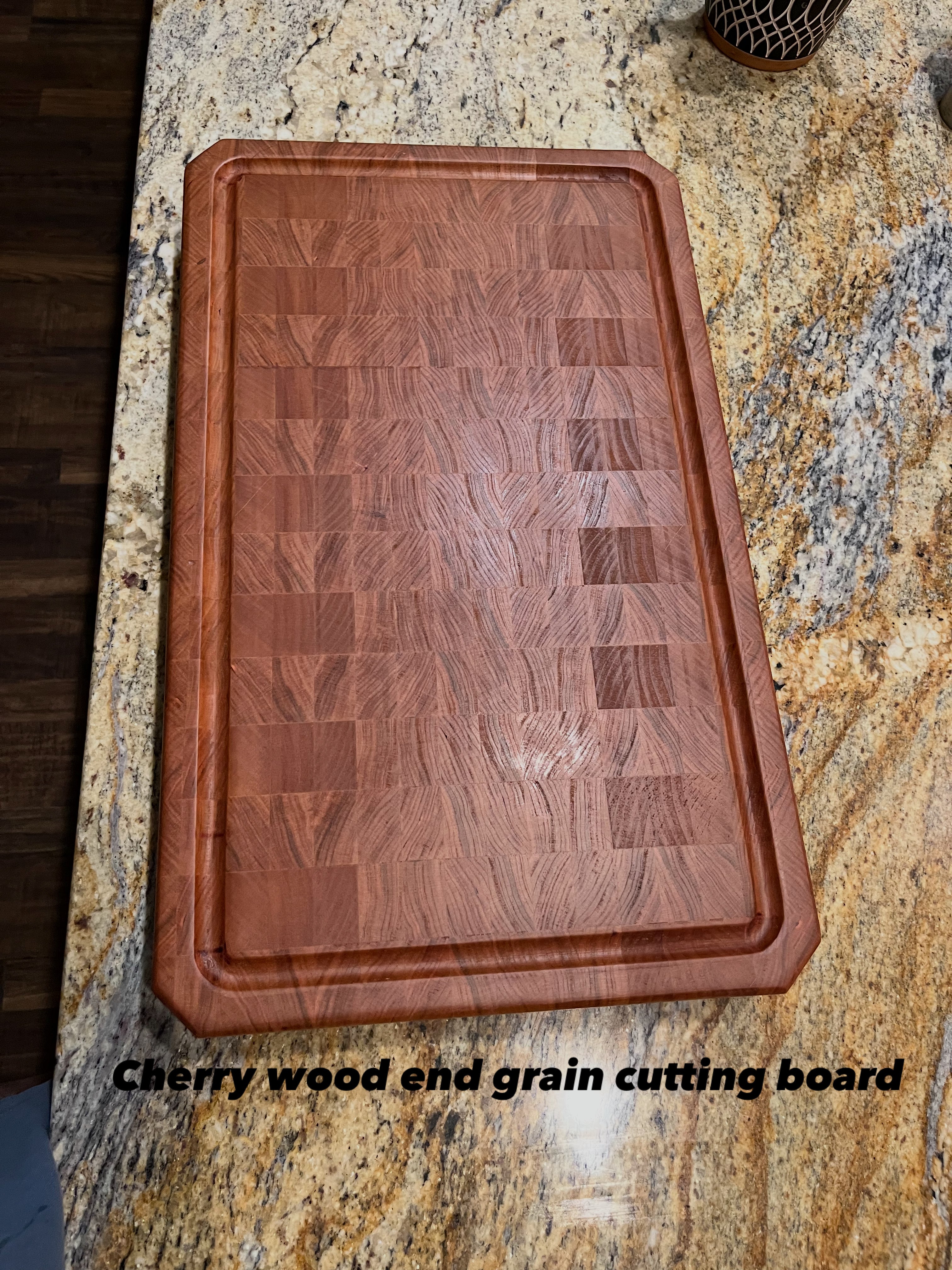 Cherry End Grain Cutting Board - Large