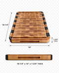 Hard Maple & Black Walnut End Grain Cutting Board – Medium+