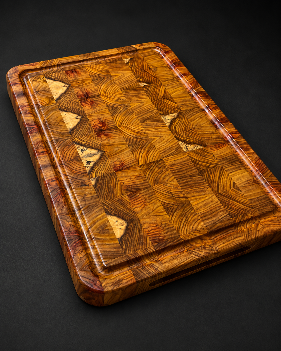 Premium Canary Wood Cutting Board - Large
