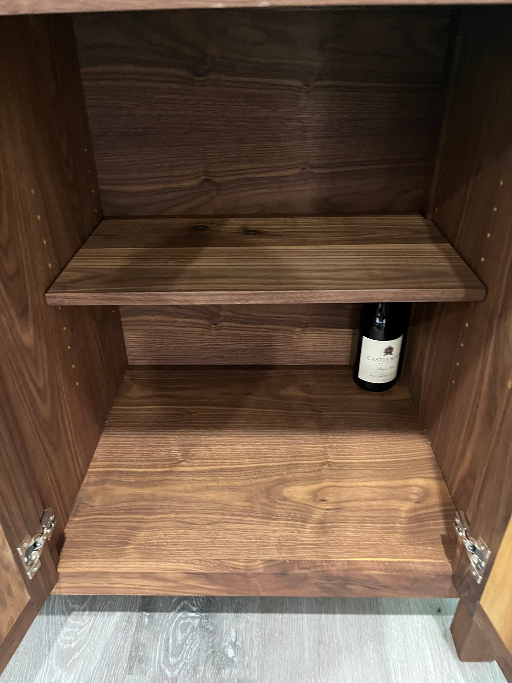 Custom Walnut Credenza or Sideboard Table