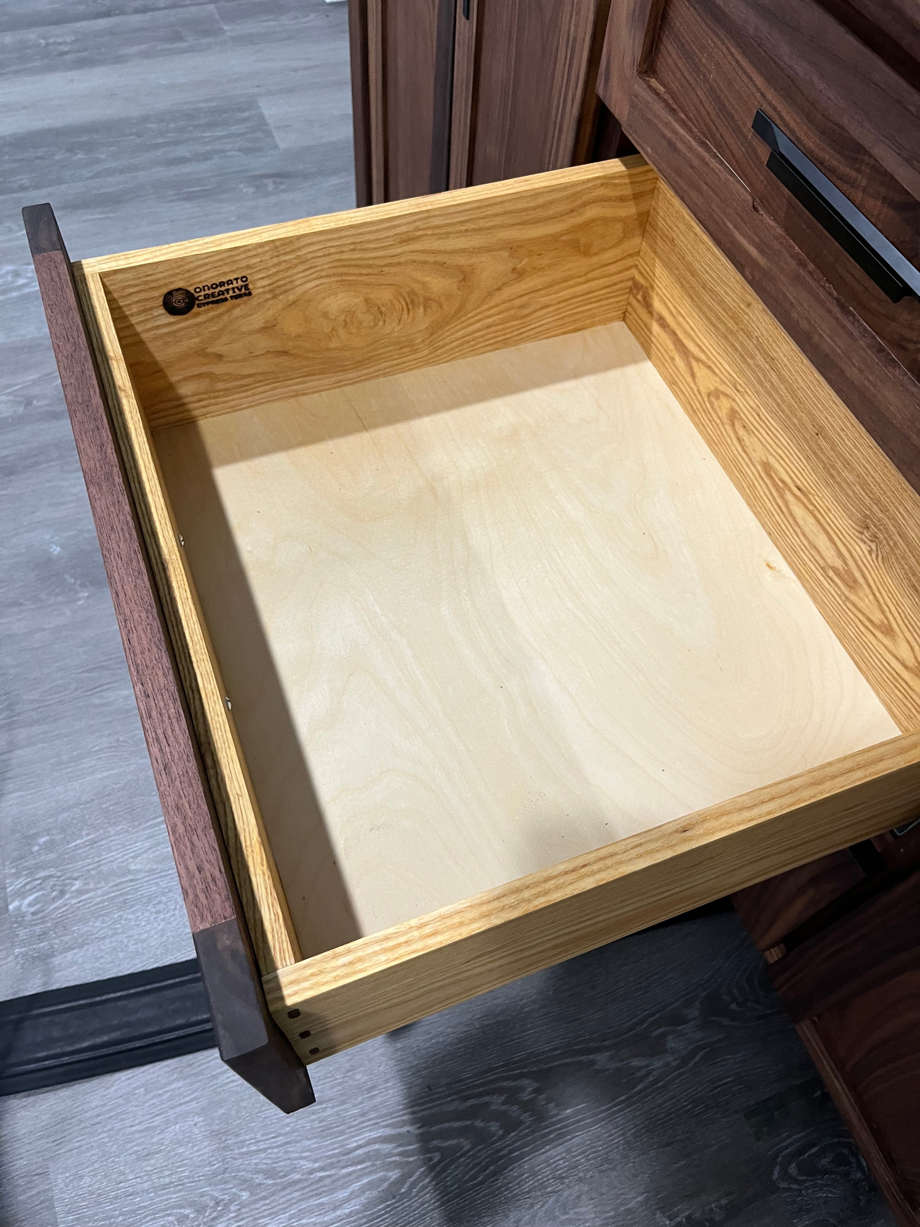 Custom Walnut Credenza or Sideboard Table