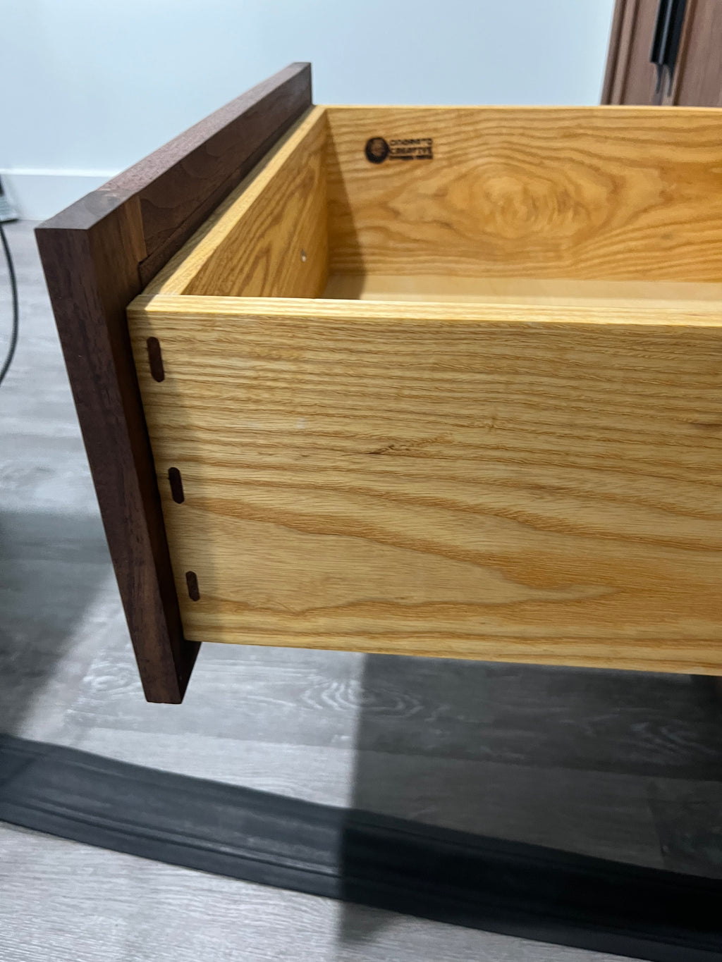 Custom Walnut Credenza or Sideboard Table