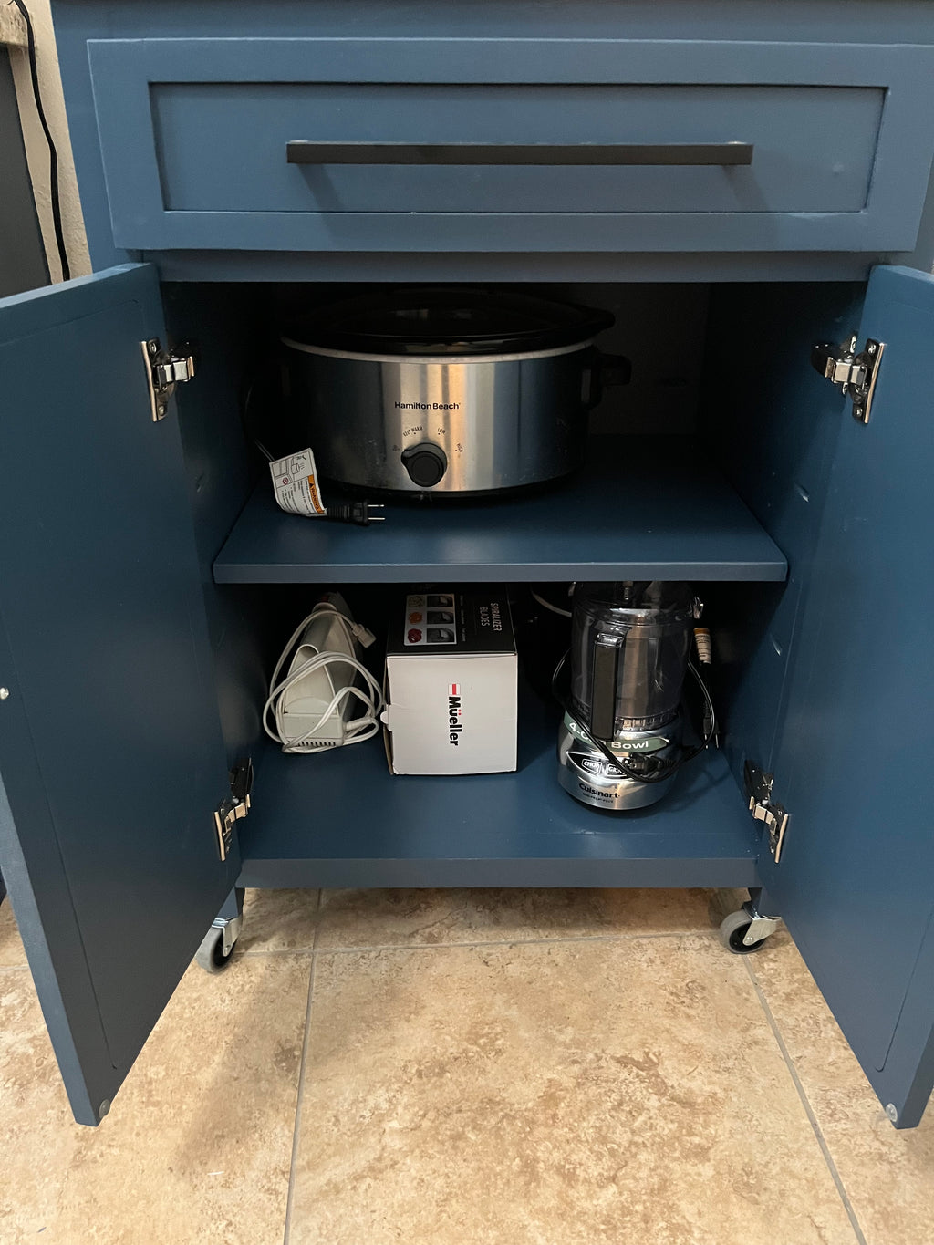 Custom Butcher Block Kitchen Cart