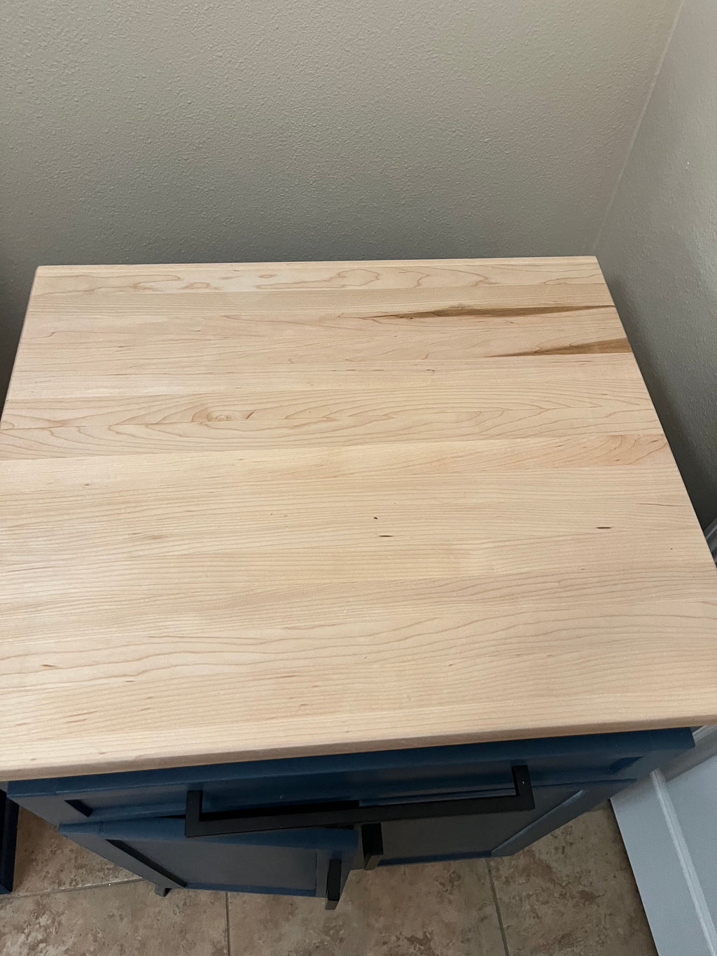 Custom Butcher Block Kitchen Cart