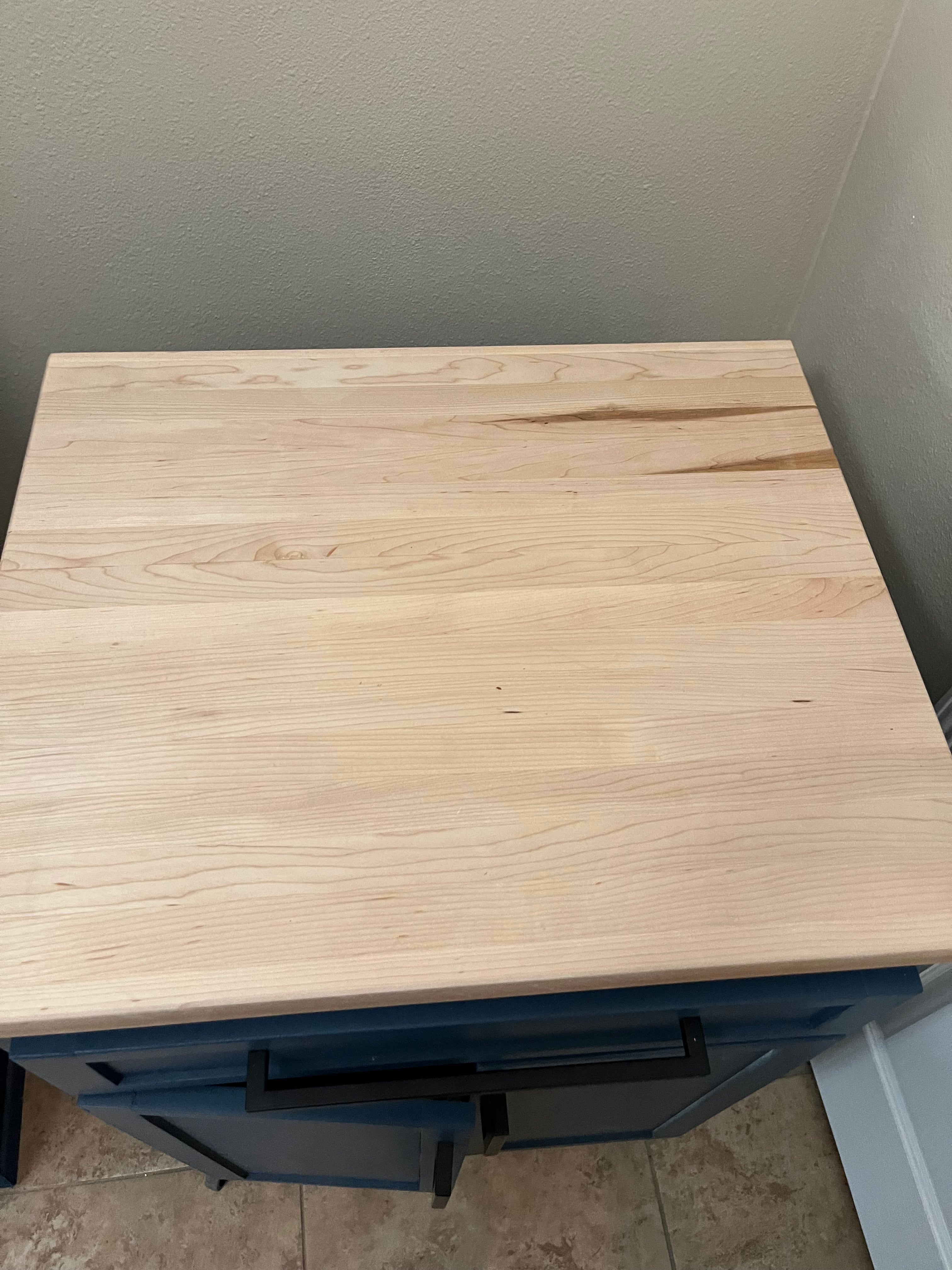 Custom Butcher Block Kitchen Cart