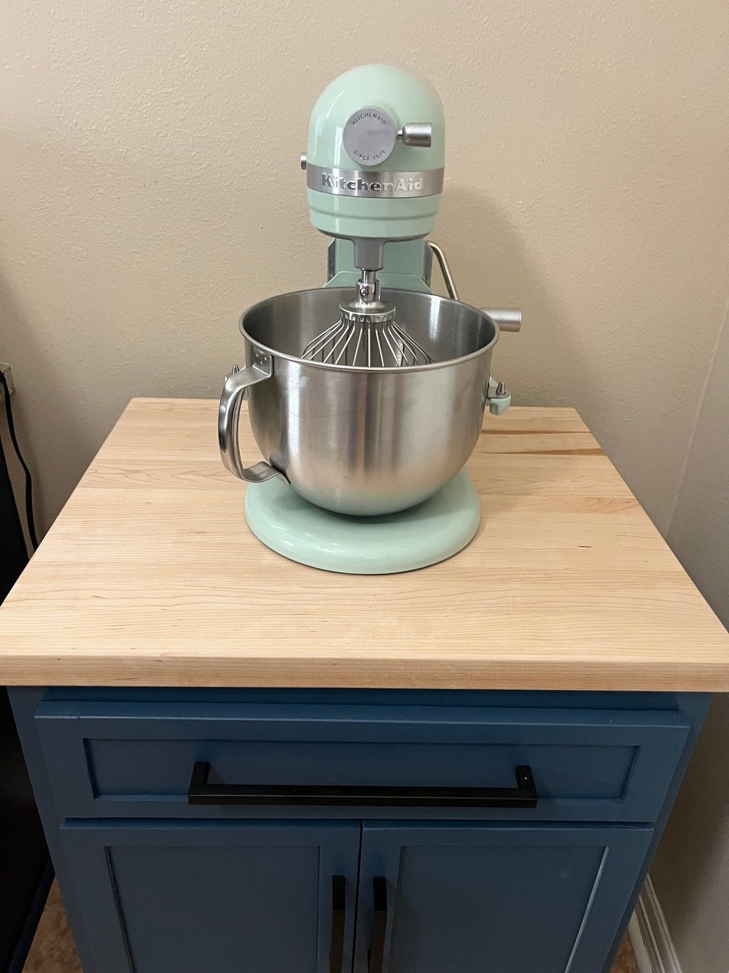 Custom Butcher Block Kitchen Cart