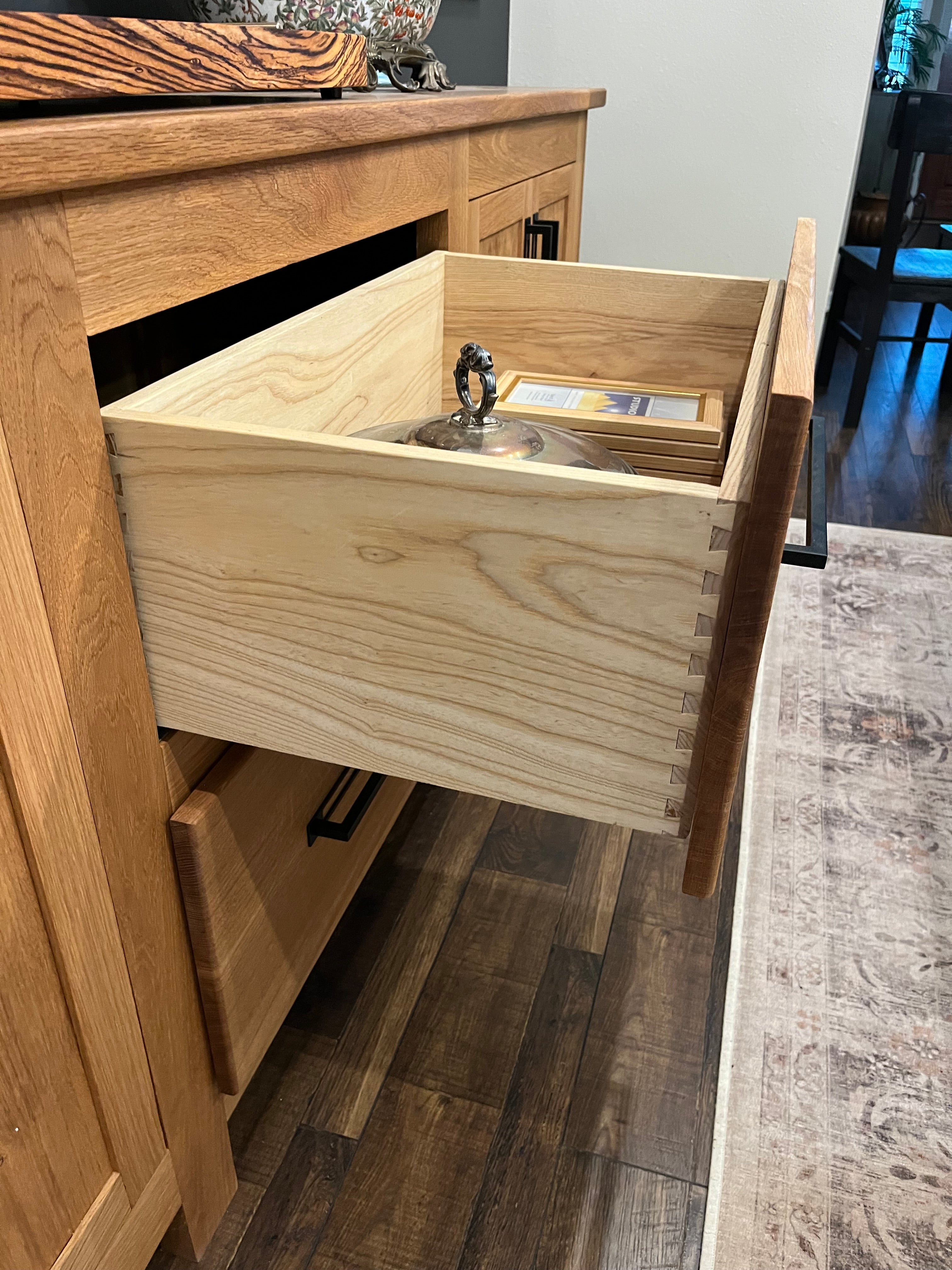 Modern Farmhouse Dining Table and Sideboard