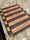 Hard Maple & Black Walnut End Grain Cutting Board – Medium