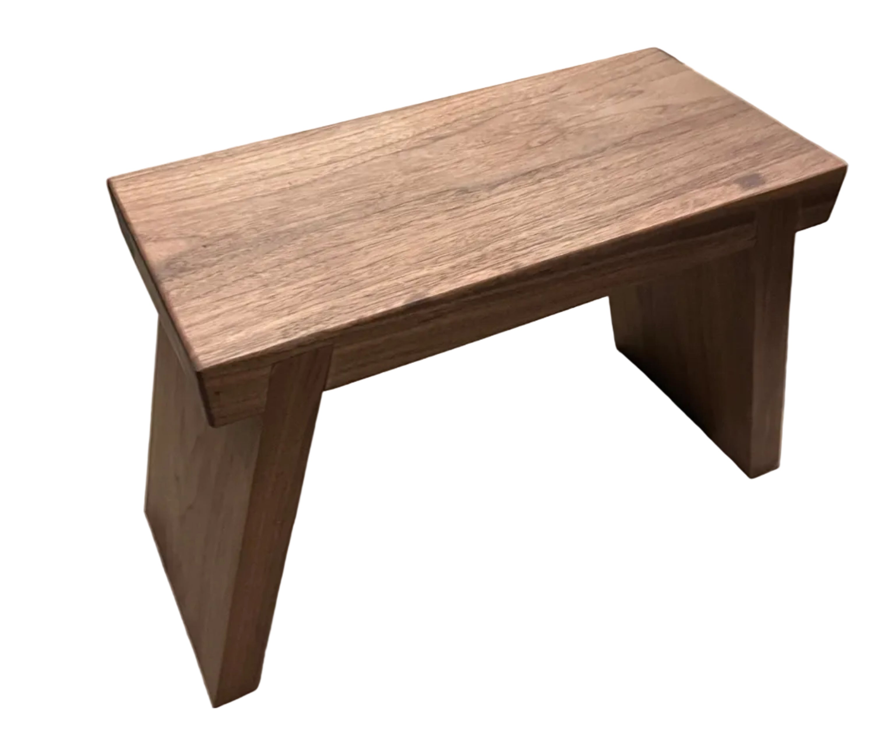 Handcrafted Solid Black Walnut Step Stool
