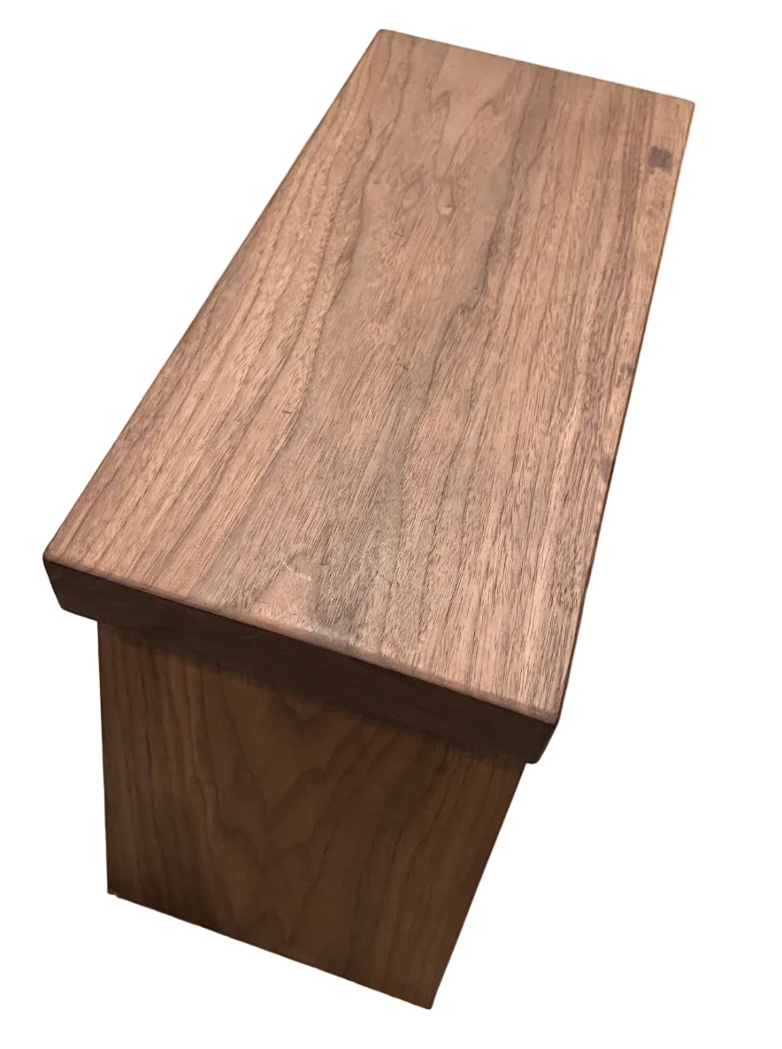 Handcrafted Solid Black Walnut Step Stool
