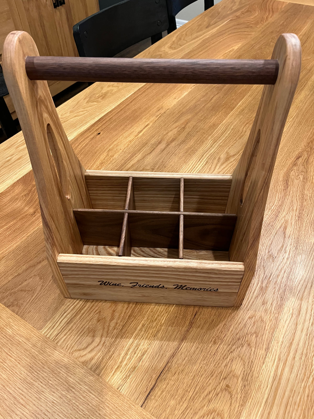 Texas Collection - Hardwood Wine Caddy
