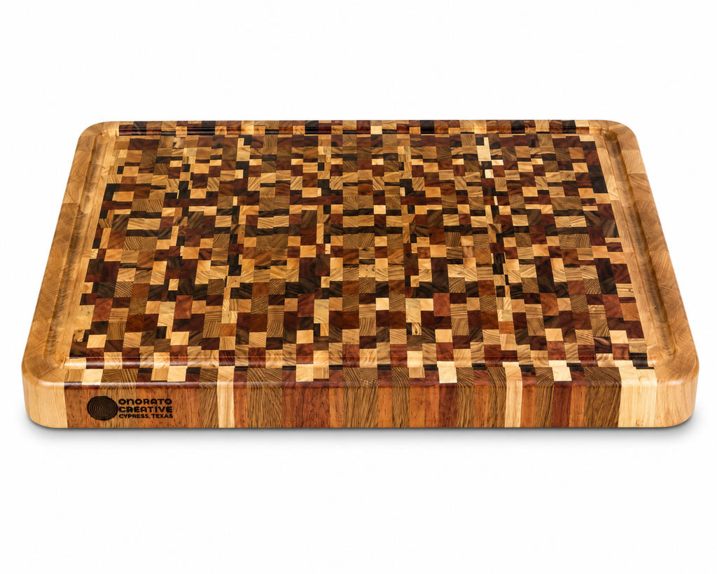 Beautiful Chaos End Grain Cutting Board – Large