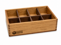 Handcrafted Hardwood Tea Box – 8 Compartment