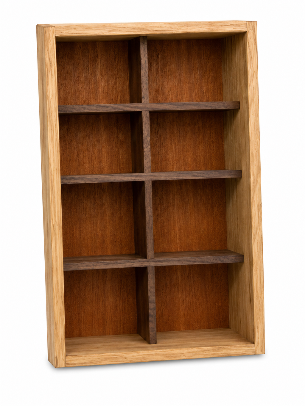 Handcrafted Hardwood Tea Box – 8 Compartment