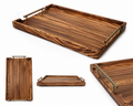 Handcrafted Zebrawood Serving Tray
